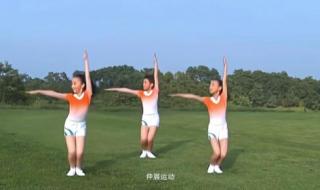 第三套中小学广播体操(七彩阳光)动作字解